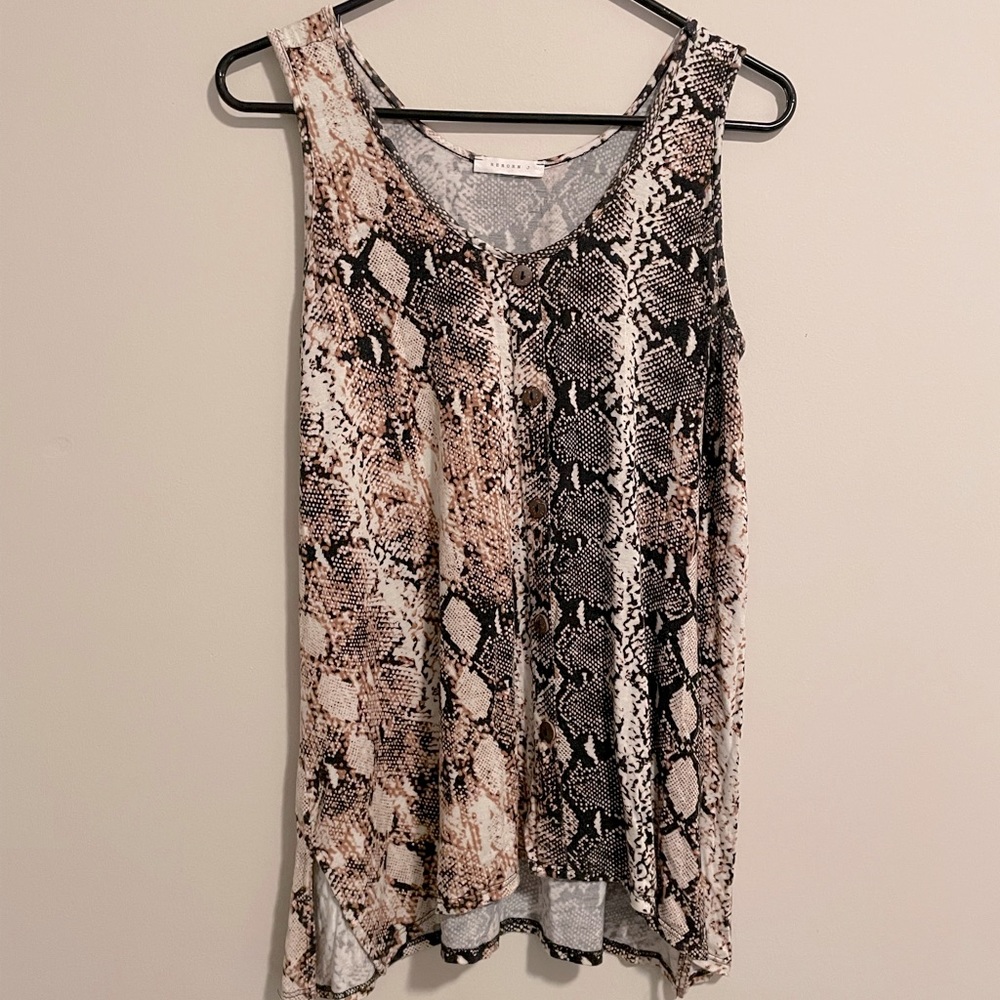 Snake skin shirt